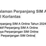 pengalaman perpanjang sim terbaru 2024